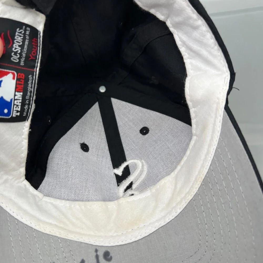 OC Sports Chicago White‎ Sox Hat Boys Black Baseball Cap MLB Sports Youth